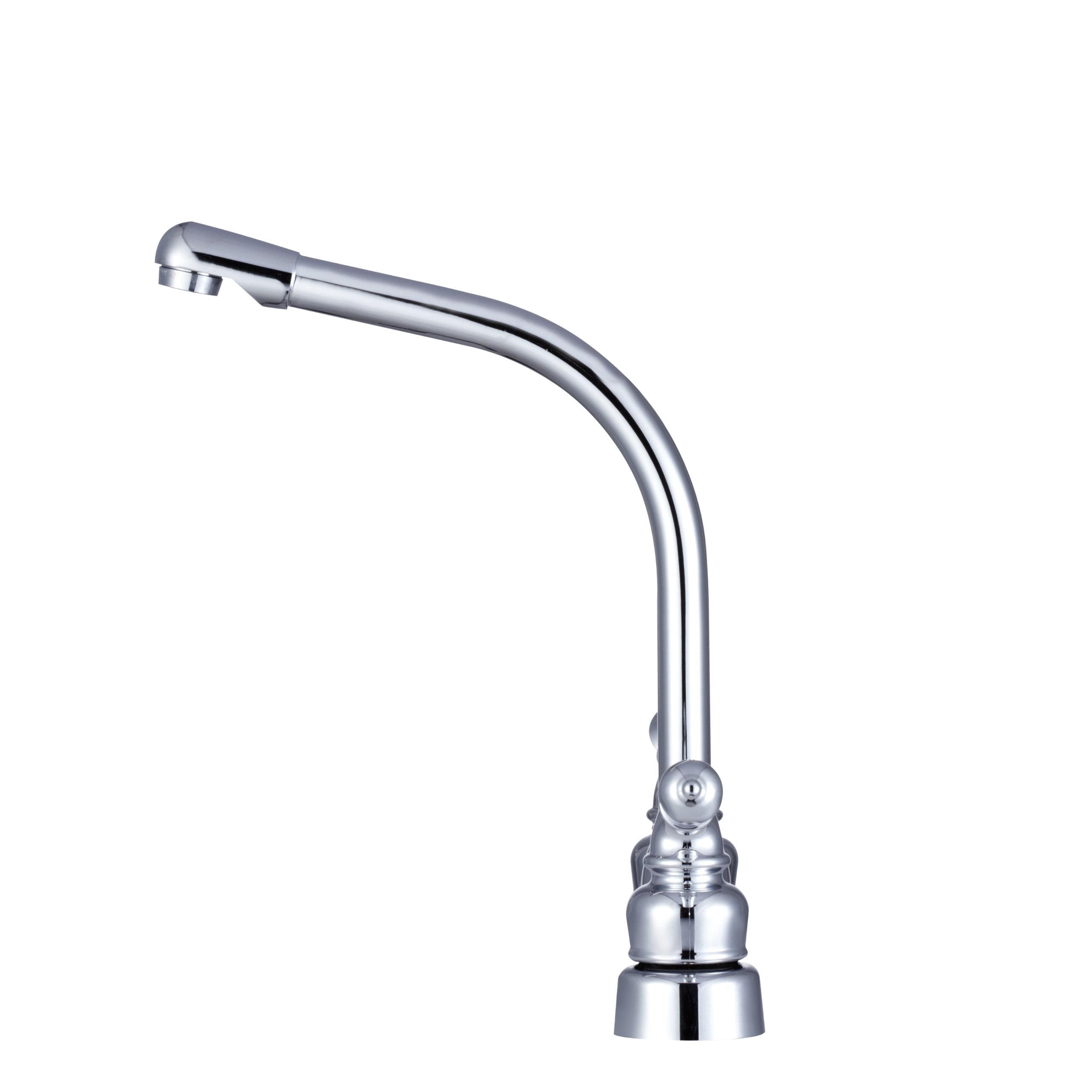 Dura Faucet Hi-Rise DF-PK210C-CP Kitchen Sink Faucet with Classical Levers (Chrome)