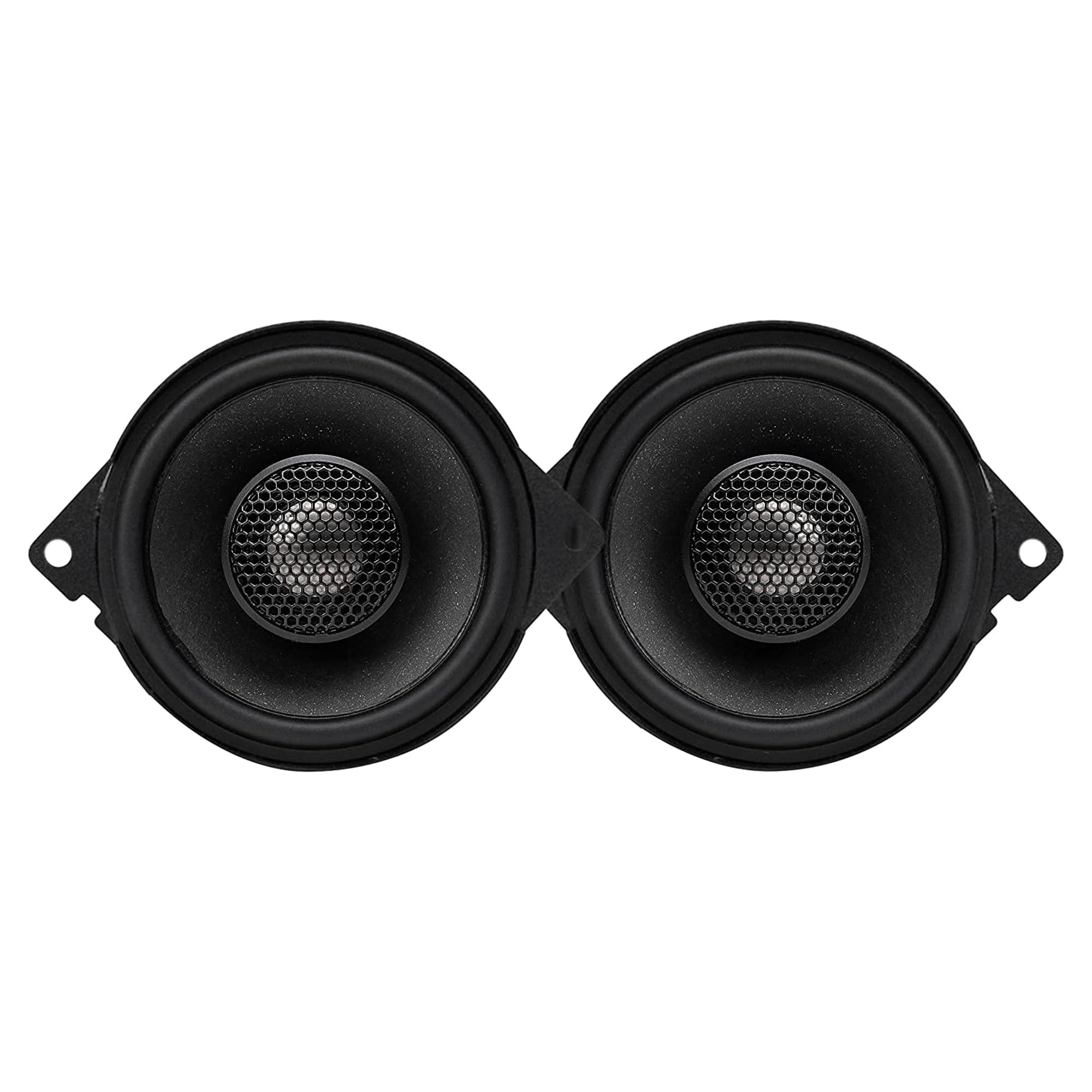 3.5” MB Quart Coaxial Speaker Set for Jeep Wrangler JL/Gladiator JT, Front Dash or Rear Soundbar Upgrade, Direct Fit Car Audio with OEM Wiring, Black