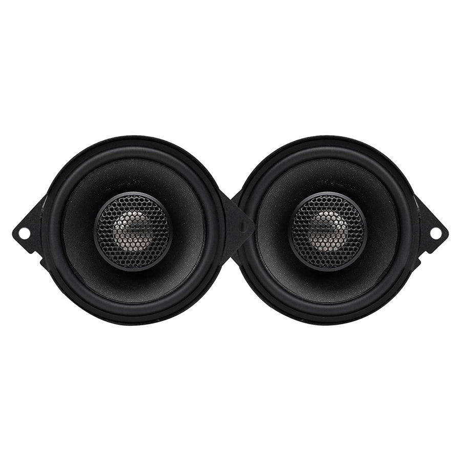 3.5” MB Quart Coaxial Speaker Set for Jeep Wrangler JL/Gladiator JT, Front Dash or Rear Soundbar Upgrade, Direct Fit Car Audio with OEM Wiring, Black