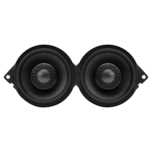 3.5” MB Quart Coaxial Speaker Set for Jeep Wrangler JL/Gladiator JT, Front Dash or Rear Soundbar Upgrade, Direct Fit Car Audio with OEM Wiring, Black