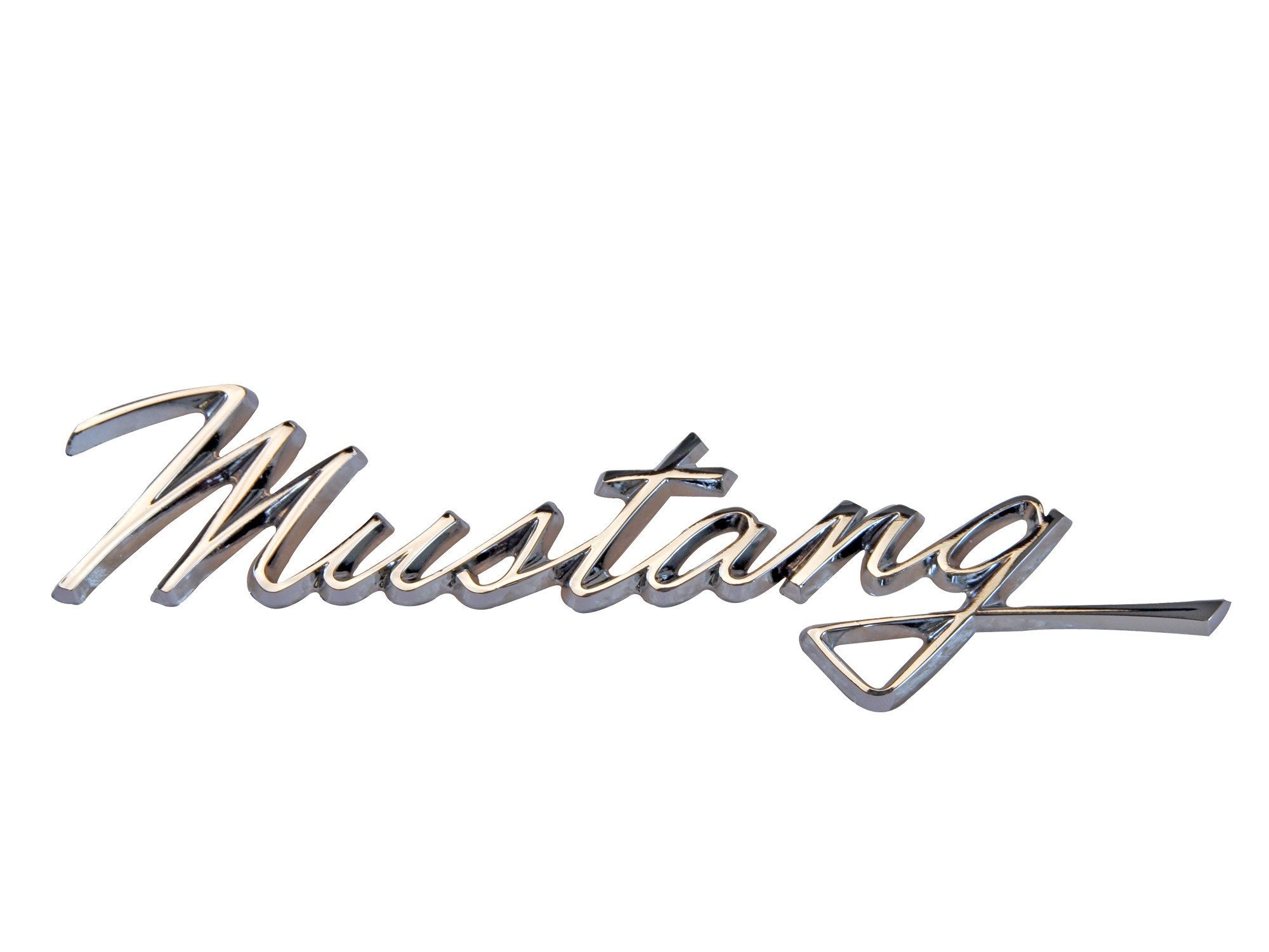 Scott Drake C8ZZ-16098-A Fender Emblem, Pin On, Mustang Script