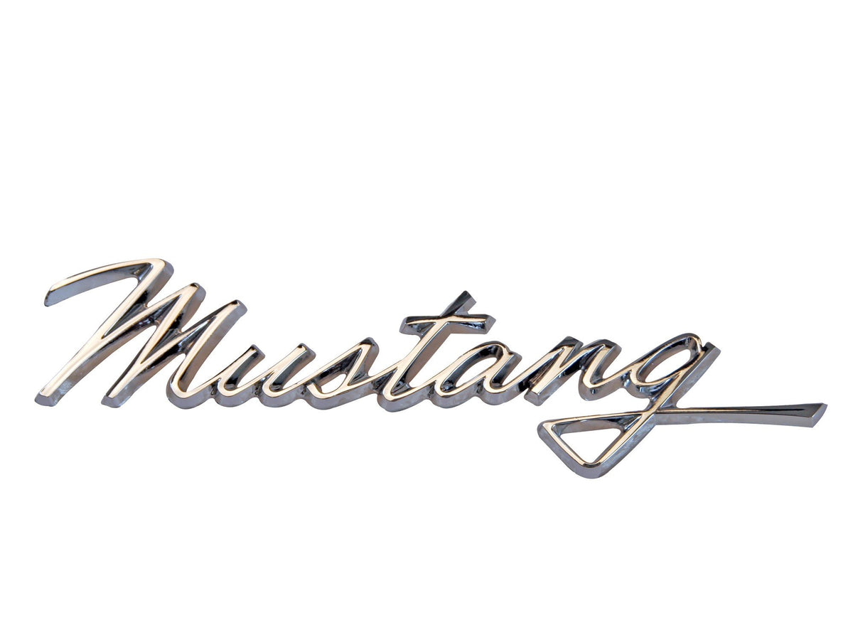 Scott Drake C8ZZ-16098-A Fender Emblem, Pin On, Mustang Script
