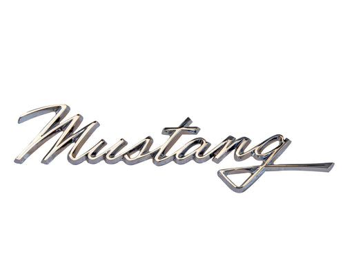Scott Drake C8ZZ-16098-A Fender Emblem, Pin On, Mustang Script