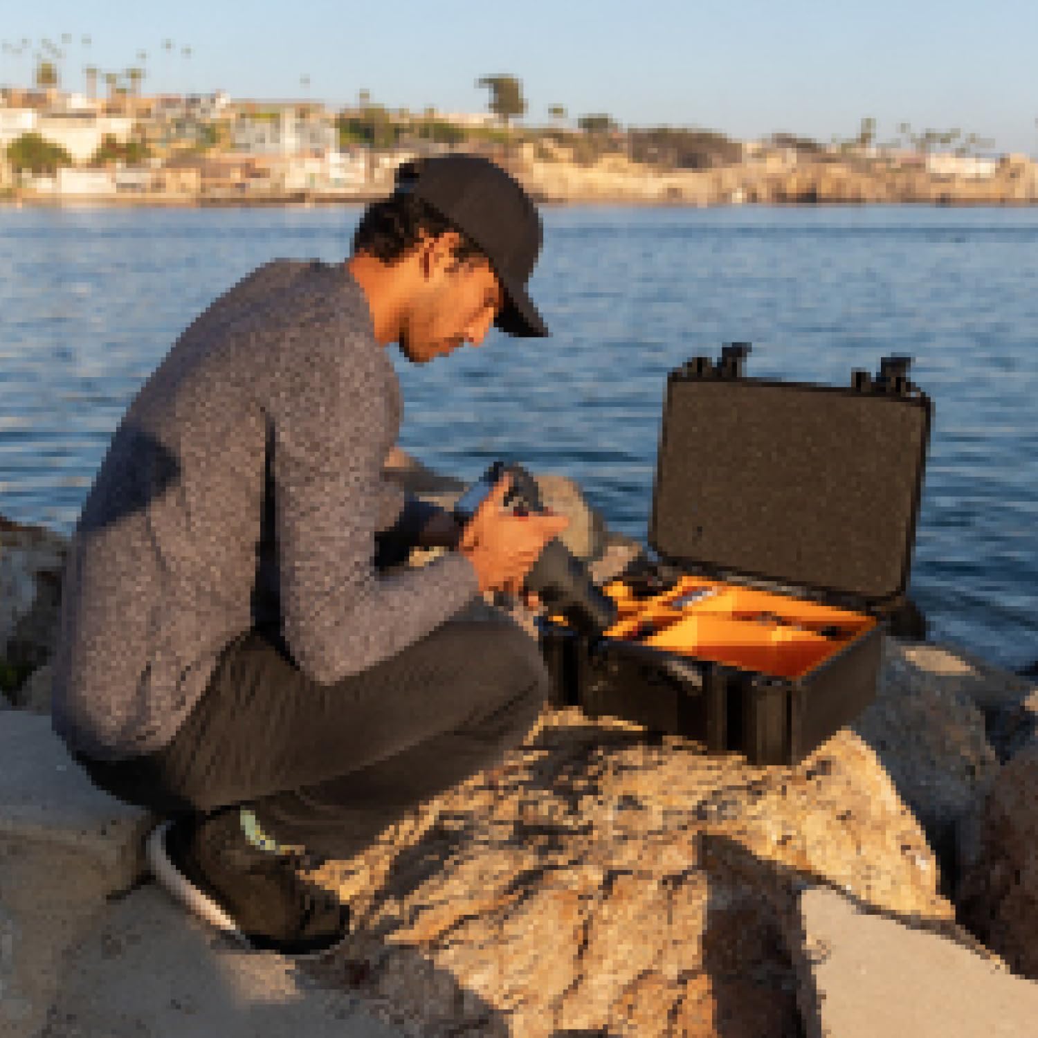 V300 Pelican Vault - Multi-Purpose Hard Case with Padded Dividers for Camera, Drone, Equipment, Electronics, and Gear (Black)