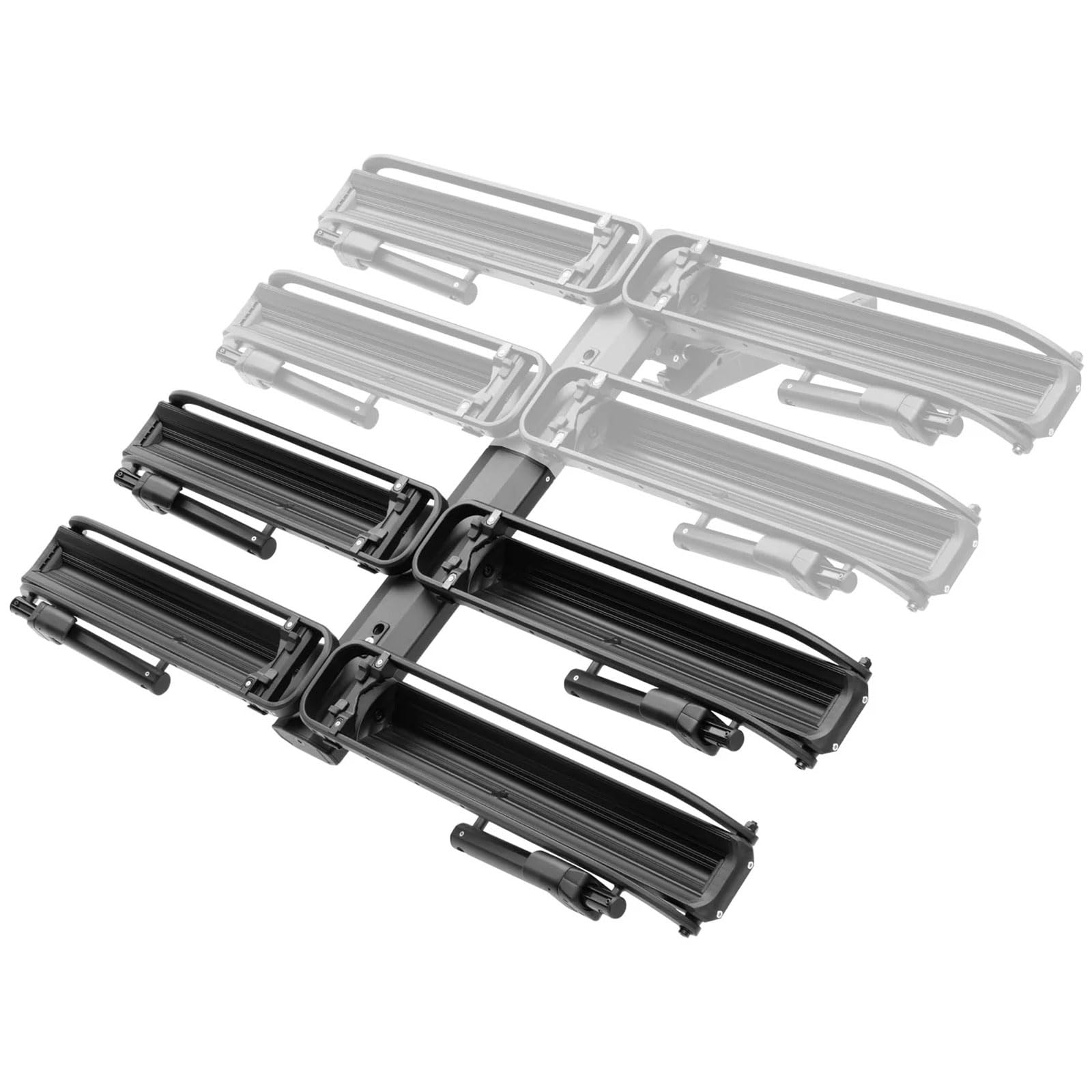 Piston Pro Add-On KUAT - Rugged Durable Portable No Frame Contact Easy-to-Attach Bicycle Rack Expansion Kit Compatible with 2" Piston Pro Hitch Rack, 2-Bike Capacity