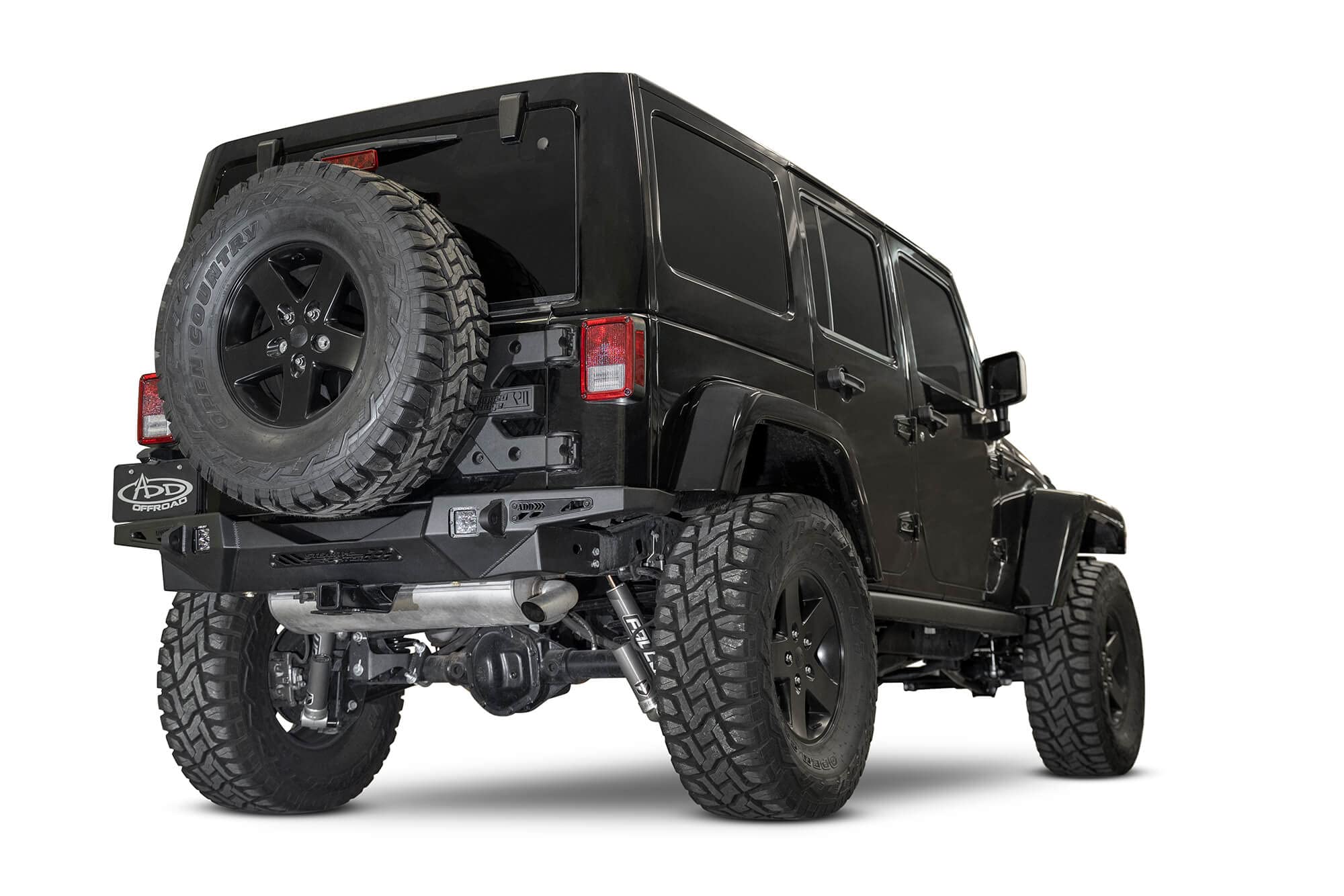 Rear Addictive Desert R951271280103 Replacement Bumper fits Jeep Wrangler