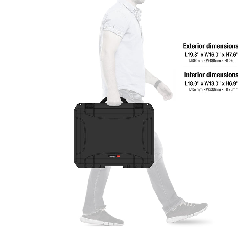 Nanuk Hard Case Waterproof with Foam Insert for DJI Ronin RS 2 and Pro Combo Version - Black (930-RONS21)