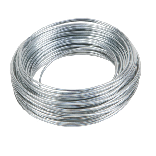 W3313 Performance Tool Soft Bailing Wire, Zinc Coated, 20 Gauge, 25 feet, for Binding and Securing, 40 lb. Maximum Load Capacity
