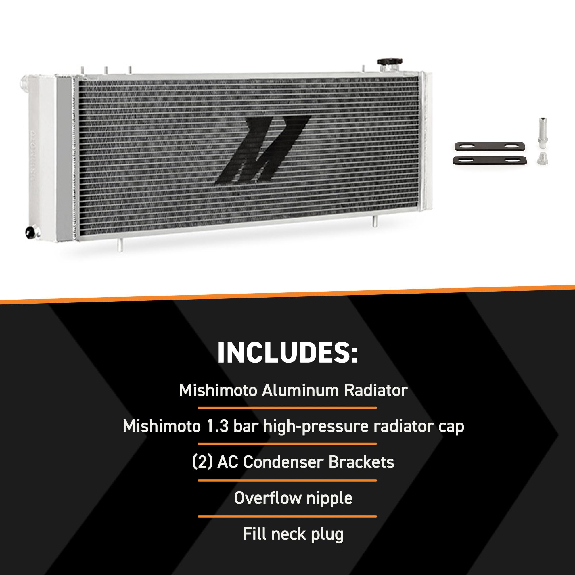 Mishimoto Performance Aluminum Radiator MMRAD-XJ-89, Compatible with Jeep Grand Cherokee XJ, 1989-2001