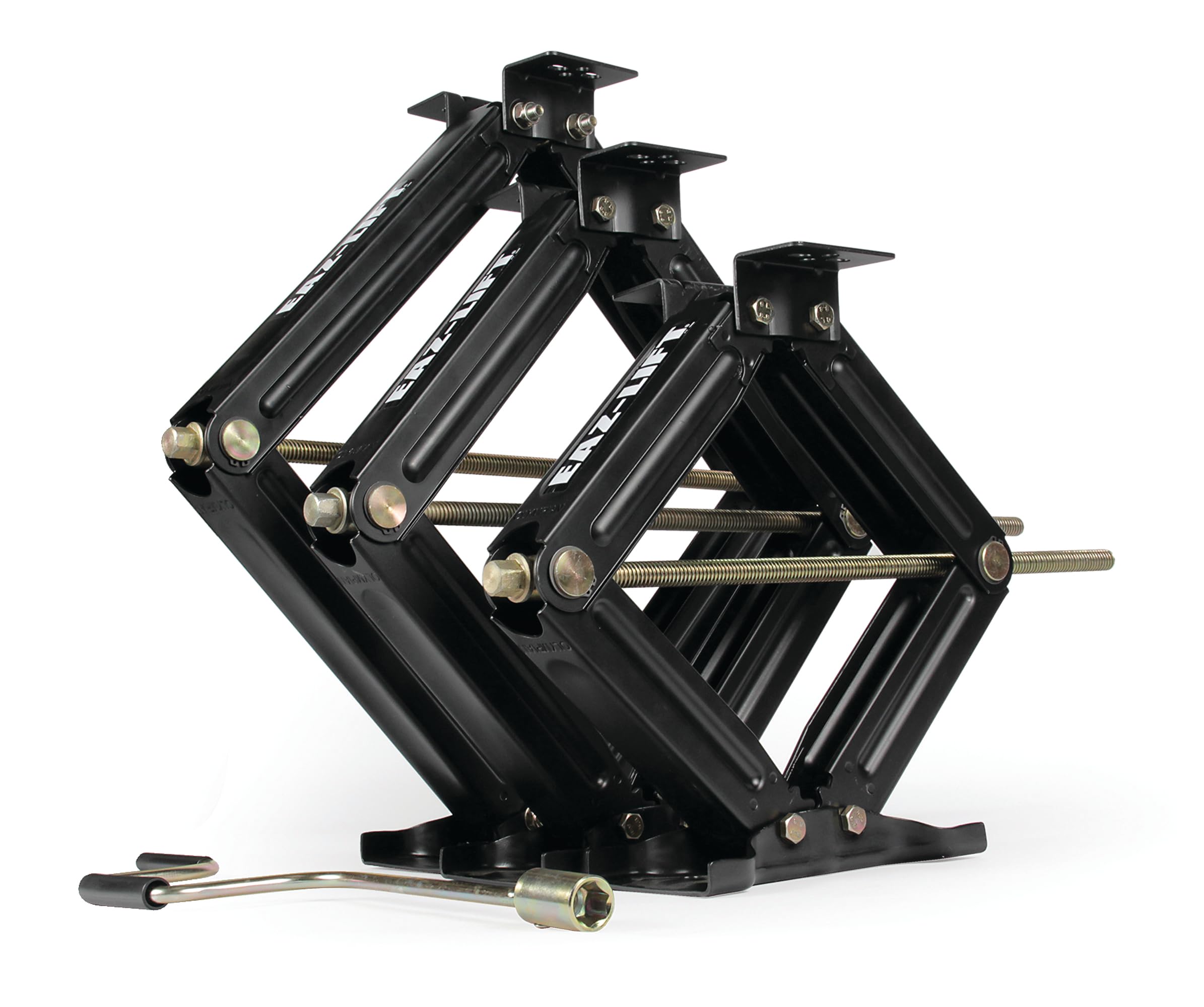 20" Eaz-Lift RV Stabilizing Scissor Jack, Fits Pop-Up Campers and Travel Trailers - Pack of 2 (5,000lb Rating) - 48800