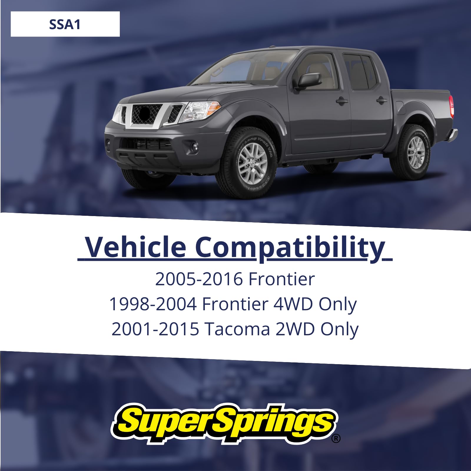 Nissan Frontier, SuperSprings for Toyota Tacoma