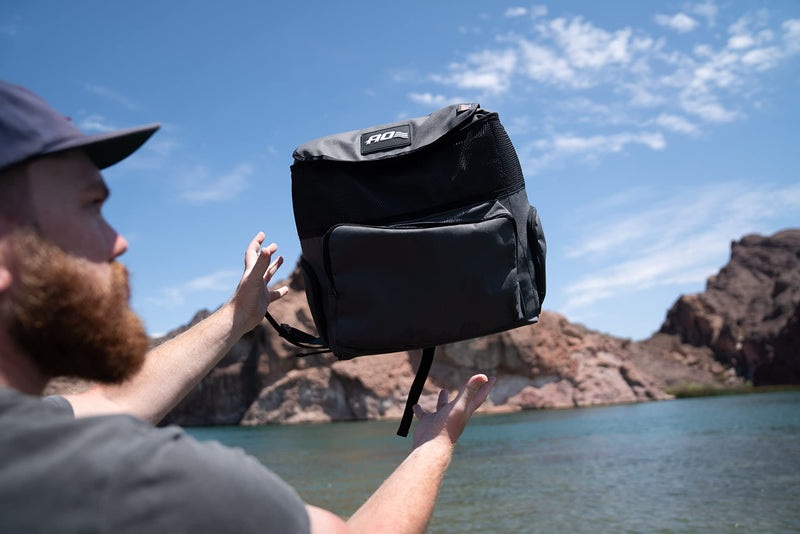 Backpack AO Coolers Soft Cooler with High-Density Insulation, Navy, 18-Can