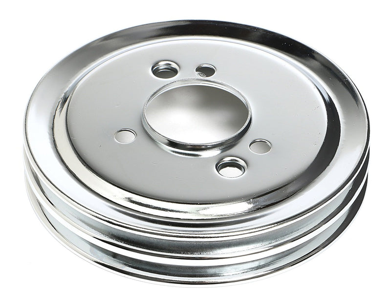 Trans-Dapt 9816 Performance Trans-Dapt Chrome Double Groove Crankshaft Pulley