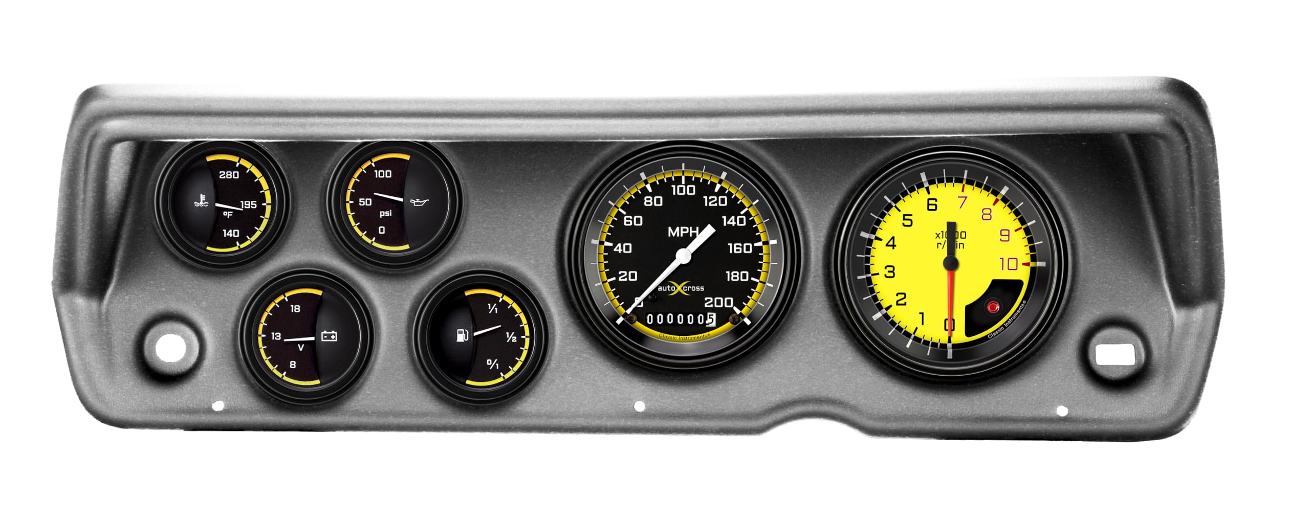 70-76 DUSTER AUTO CROSS YELLOW CDDU70AXY01BA 6ga SET-MOPAR
