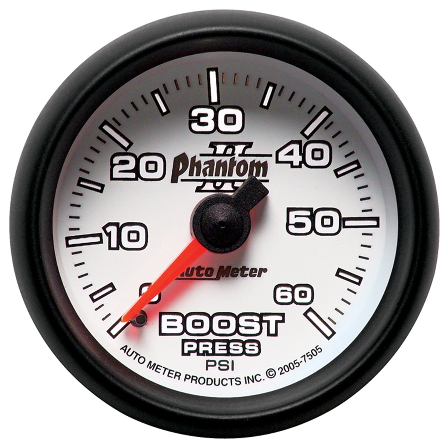 Phantom II Auto Meter 7505 Mechanical Boost Gauge