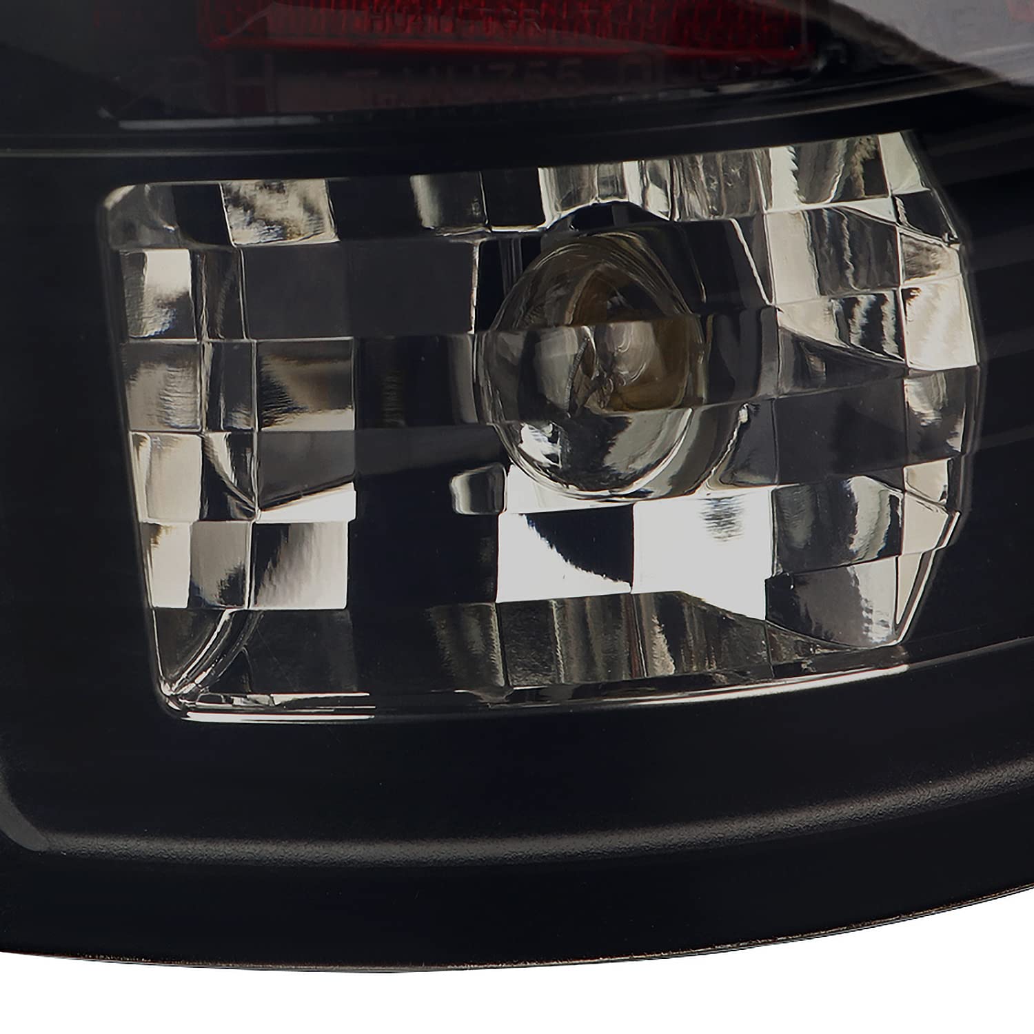Glossy Black Smoke LED Tail Lights SPEC-D TUNING Compatible with 2007-2008 Dodge Ram 1500, 2007-2009 Dodge Ram 2500/3500, Left + Right Pair Assembly