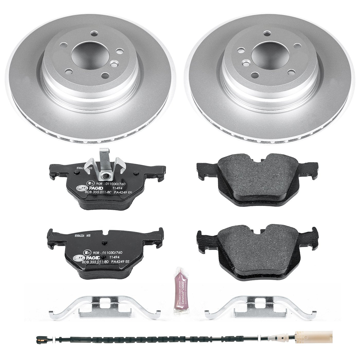 Power Stop ESK5982 Euro-Stop Rear Brake Kit For BMW 335d 2011, BMW 335i 2011-2013, BMW 335i xDrive 2011-2013, BMW 335is 2011-2013 [Model Specific]