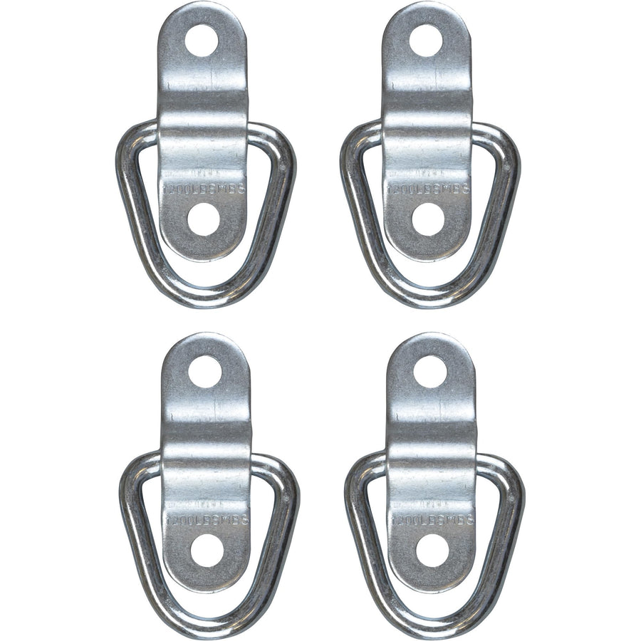 D-Ring Light Duty Bolt On, 1/4" Diameter, 1" x 1 1/4" 1,200 lb 4 Pk