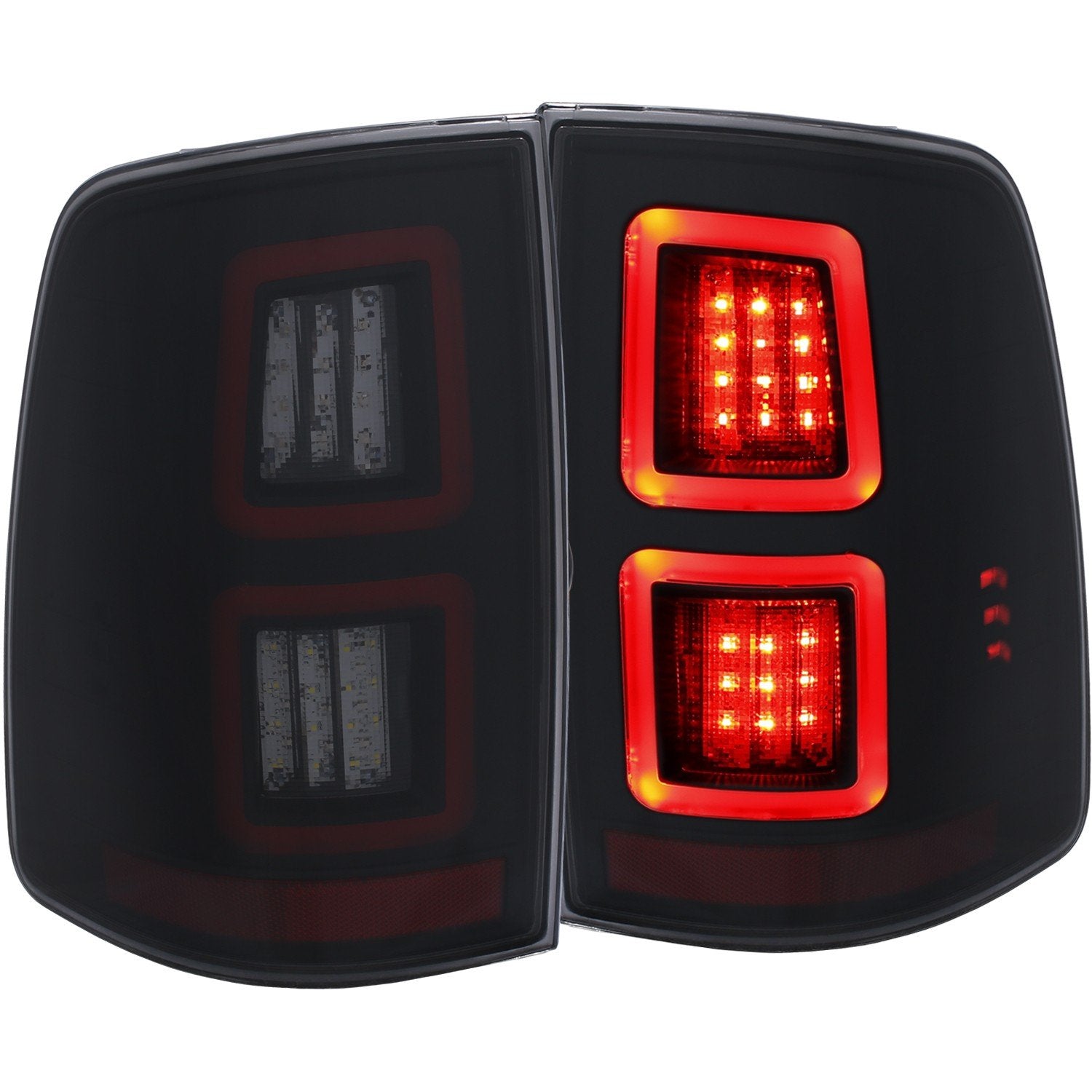 LED Smoke Anzo 311274 13-17 Dodge Ram 1500/2500/3500 Taillights LED Smoke