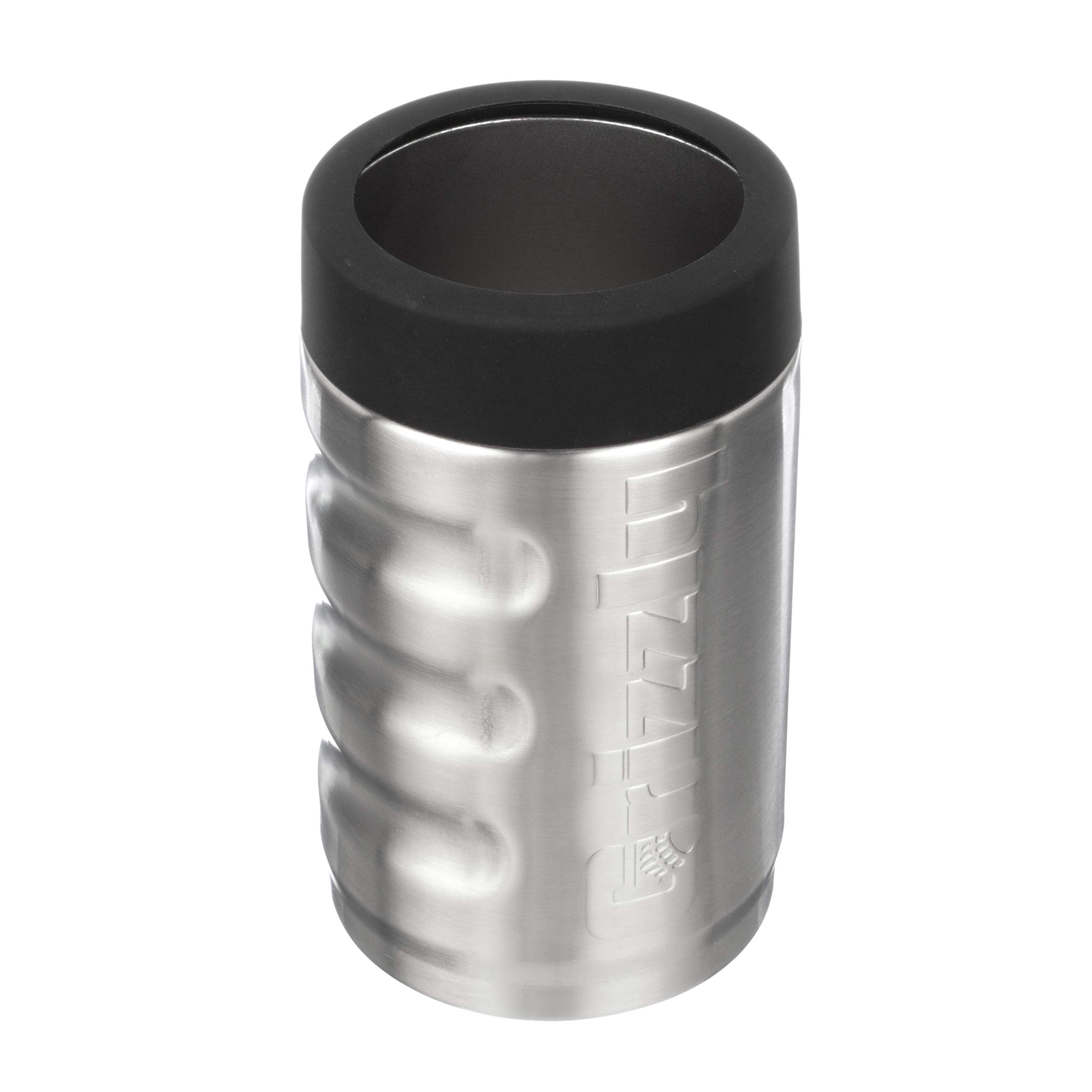 12 oz Grizzly Grip Can | Stainless Steel Vacuum Insulated Can Cooler | For 12 oz Regular Beer and Soda Cans Reusable Durable | Brushed Stainless