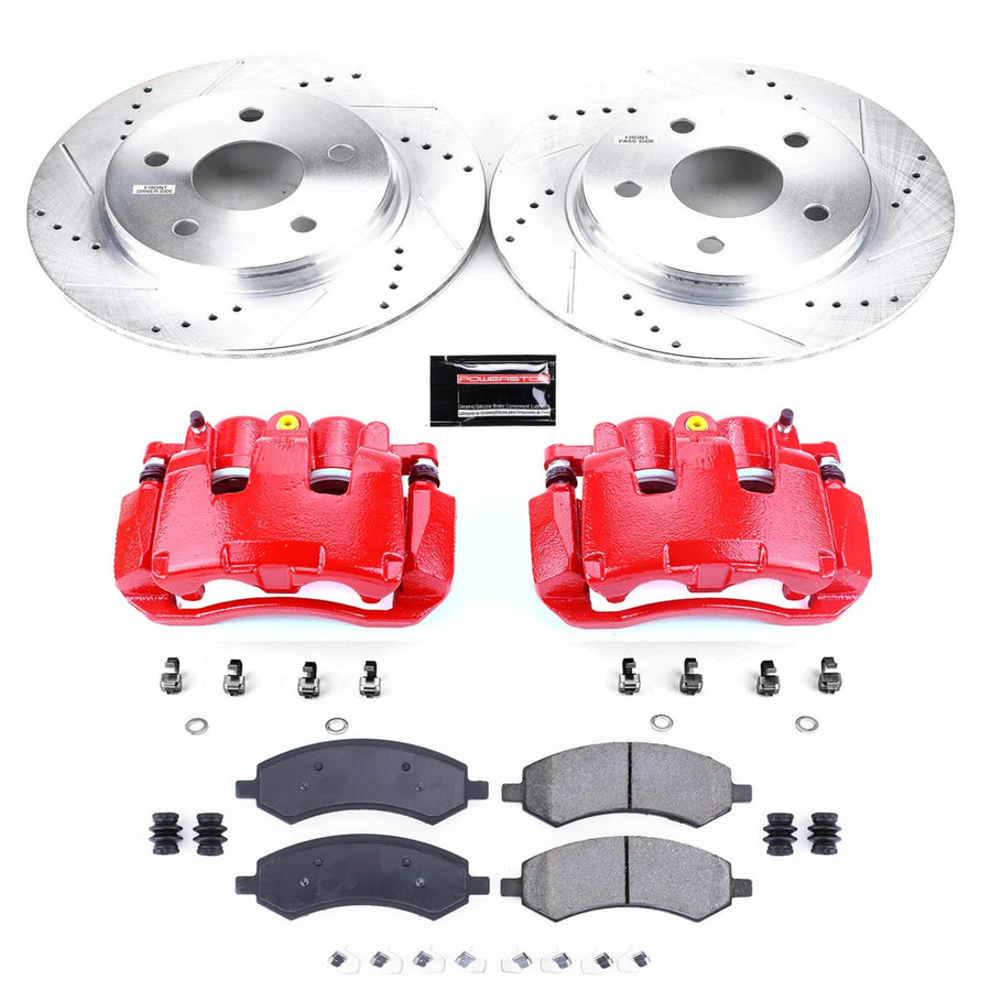 Power Stop Z23 Evolution Sport Brake Kit with Calipers For Dodge Durango Chrysler Aspen Ram 1500