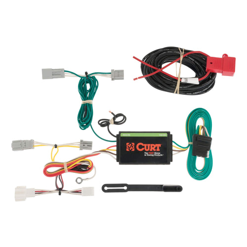 CURT 56173 Custom Vehicle-Side 4-Pin Trailer Wiring Harness, Fits Select Honda Accord with LED Taillights