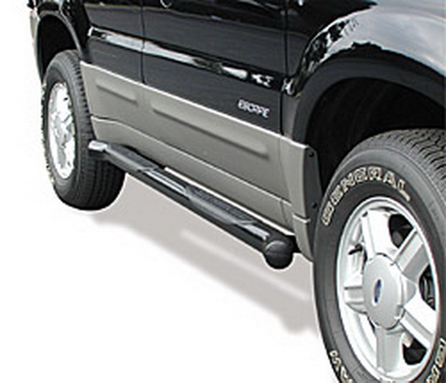 4000 Series Go Rhino SideSteps - Cab Length | Mild Steel, Black | 4176B | Fits 1999 - 2016 Ford F-250, F-350 Super Duty Super Cab Pickup