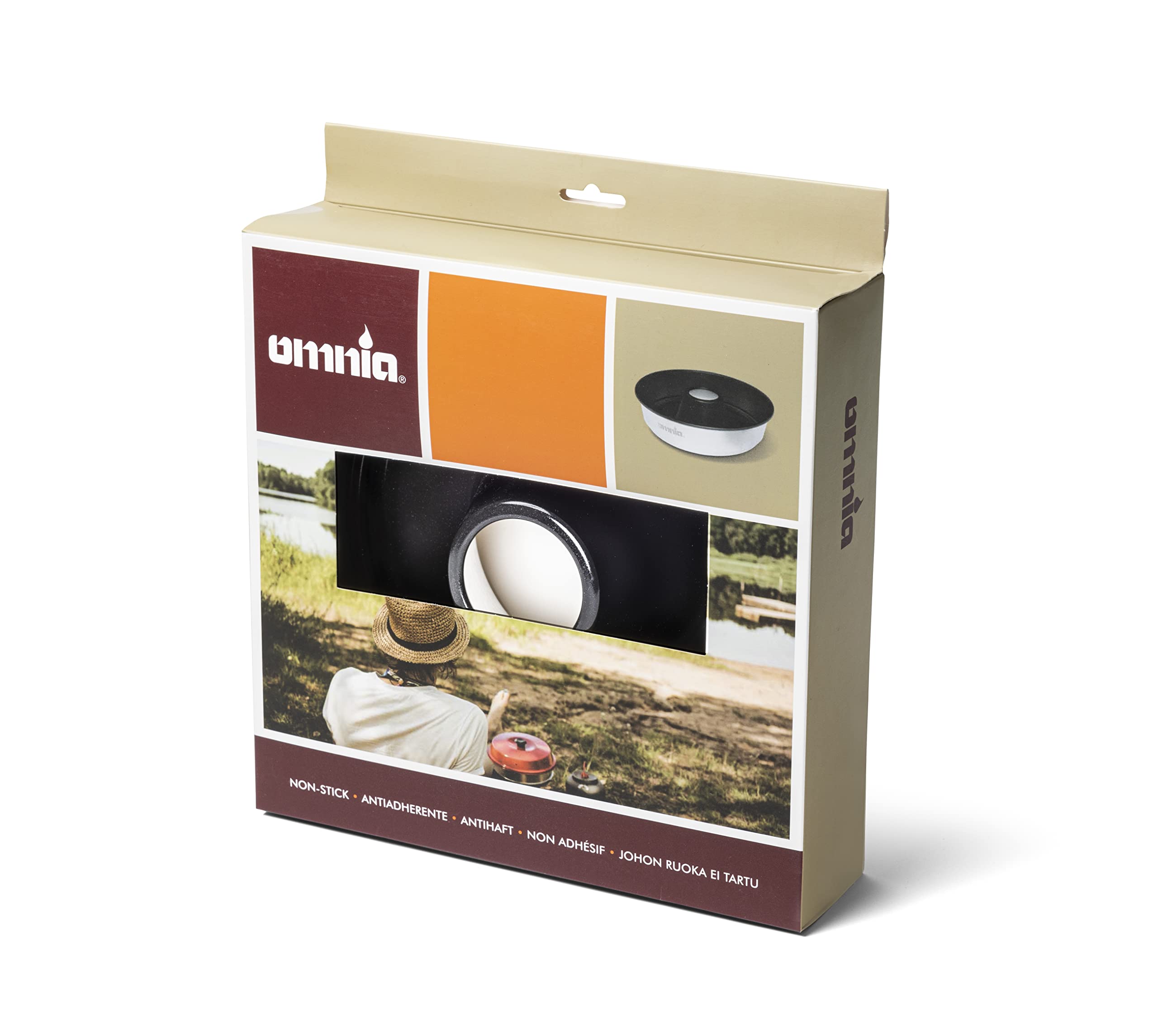 Non-Stick Omnia Pan - Ceramic Coated Pan for the Stovetop Oven