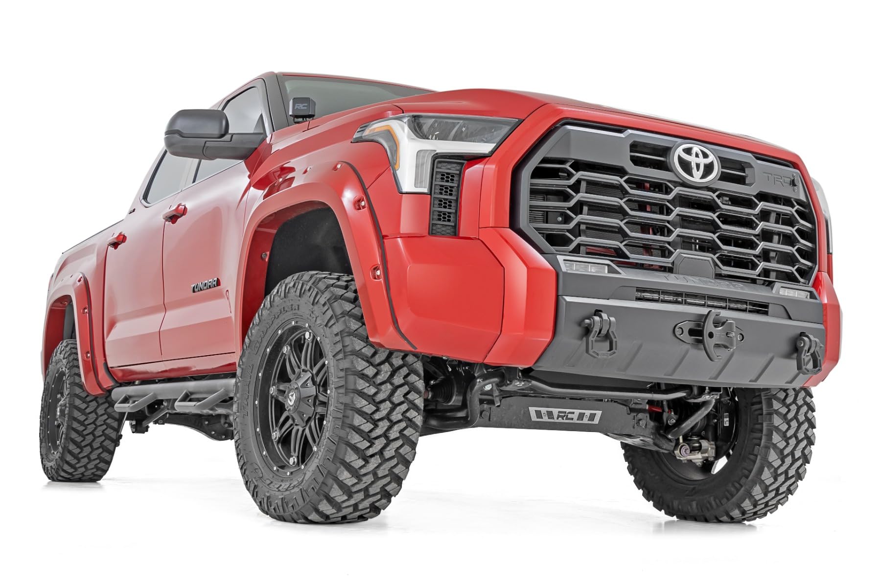 Rough Country 12000S Winch Hidden Mount for Toyota Tundra (2022-2023) - 12000 LB Synthetic Rope Winch