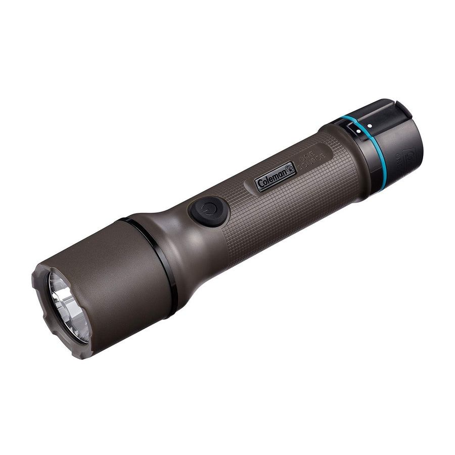 OneSource Coleman Rechargeable LED Flashlight, Water-Resistant Flashlight with OneSource Batteries Shines Up to 1000 Lumens, Rechargeable Heavy-Duty Flashlight for Camping, Emergencies, & Home Usage