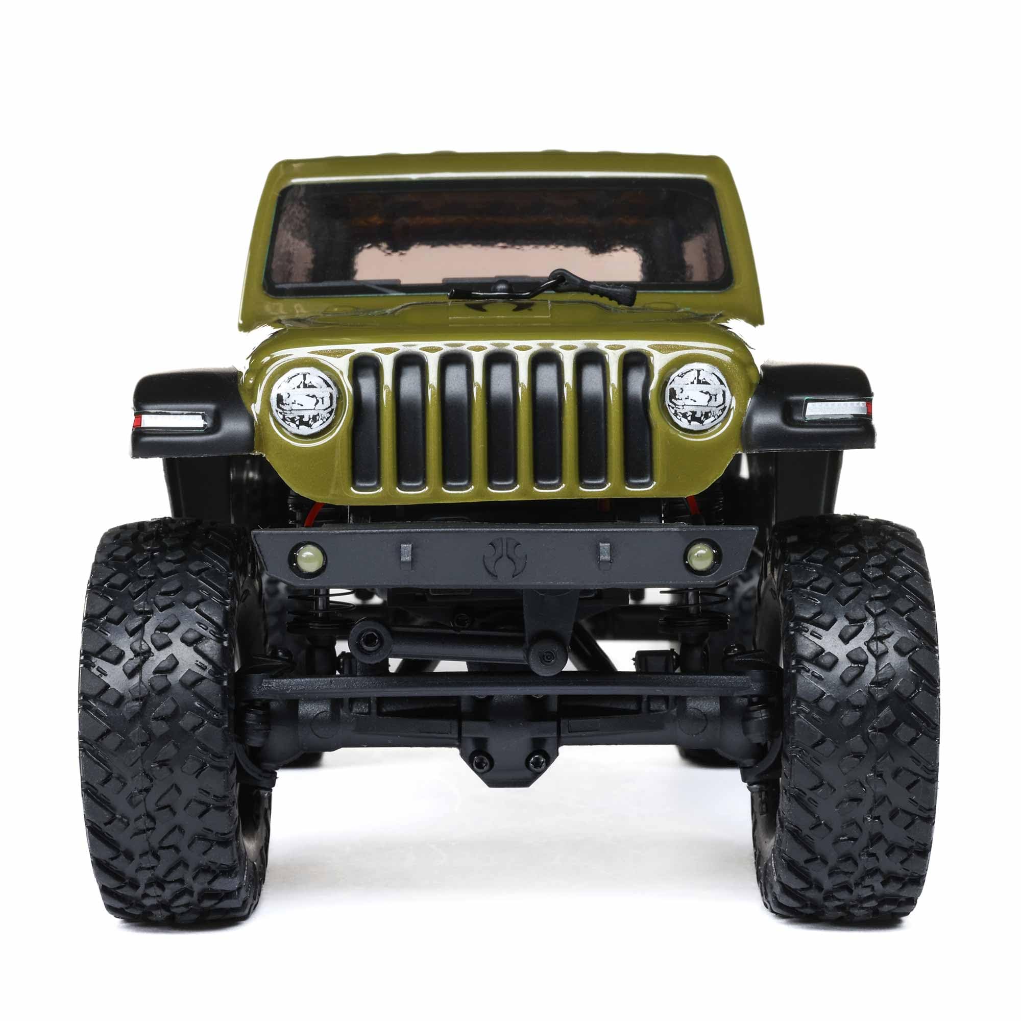 Axial RC Truck SCX24 2019 Jeep Wrangler JLU CRC, 1/24 Green: 4WD RTR (Battery and Charger Included), AXI00002V3T4
