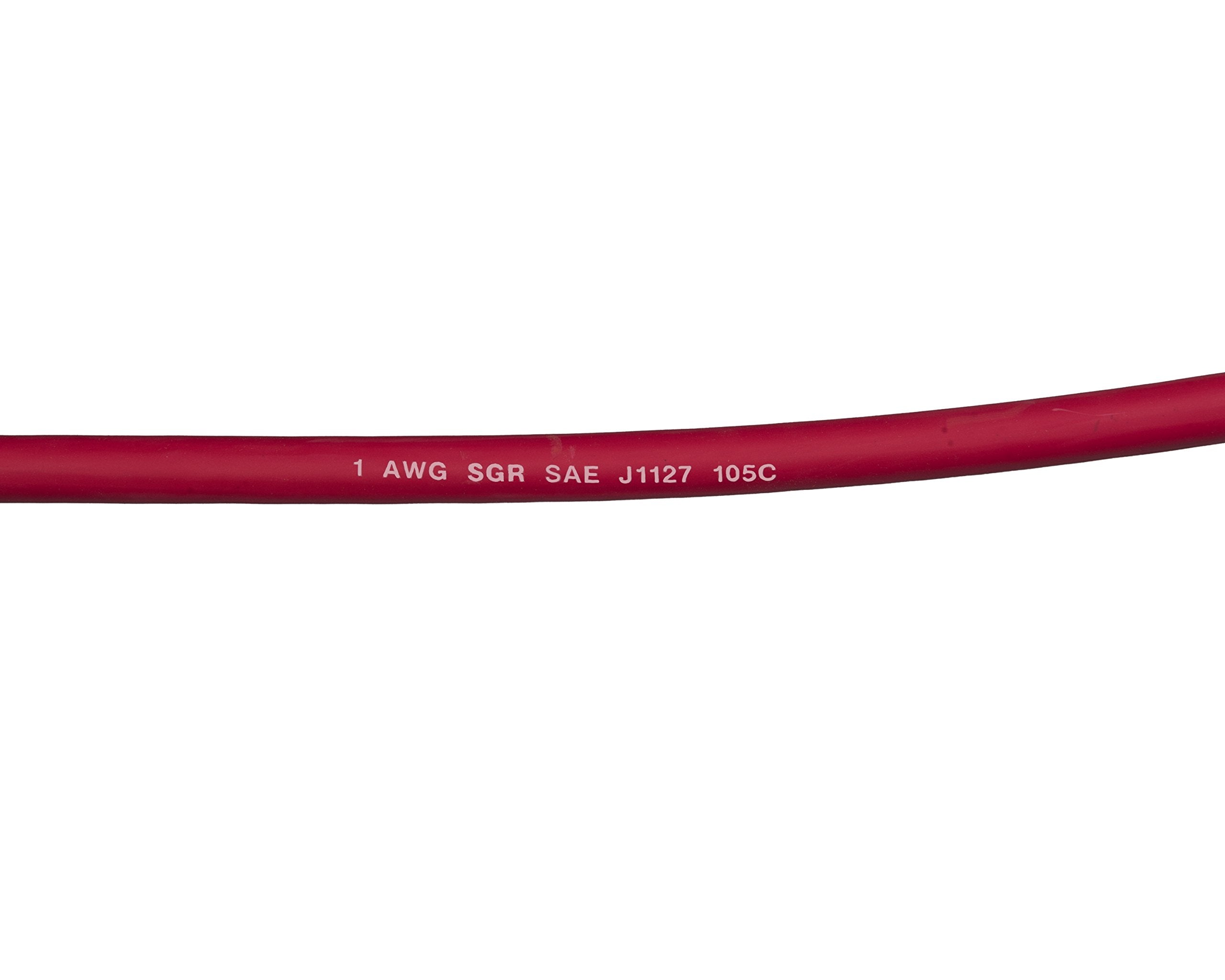 New Sierra International Battery Cable Assemblies Bc88583 1 Gauge Red Length 96"