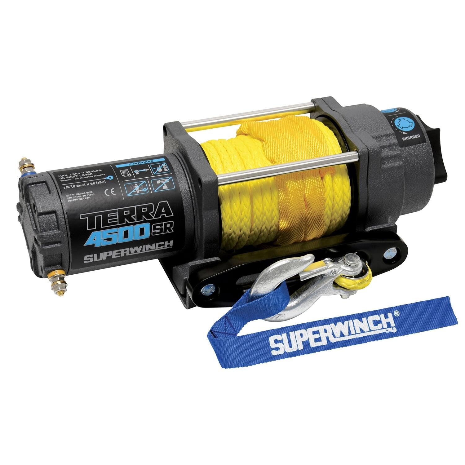 Winch 4500 lbs Roller Fairlead 50ft Synthetic