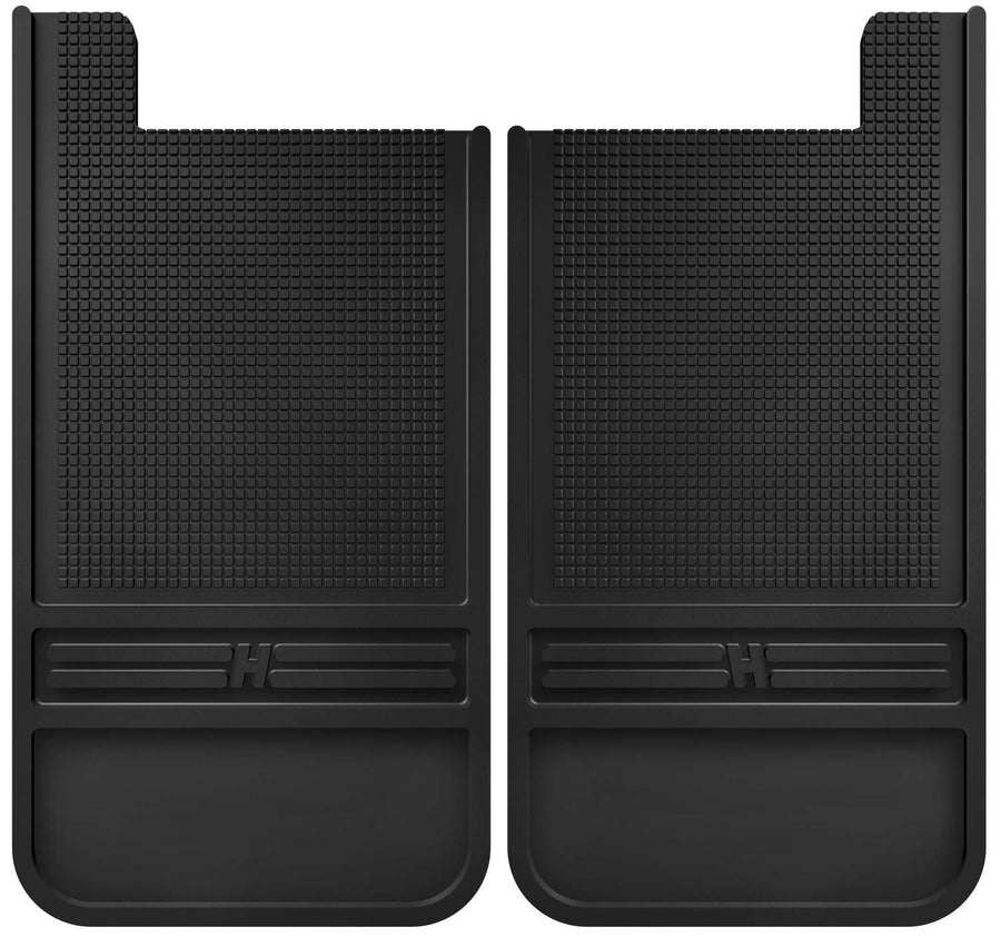 Husky Liners Mud Flaps Universal Muddog | Rubber Rear Mud Flaps - 12" w/o Weight - Black | 55100, 12" X 22" (See Below for Vehicle fitments)