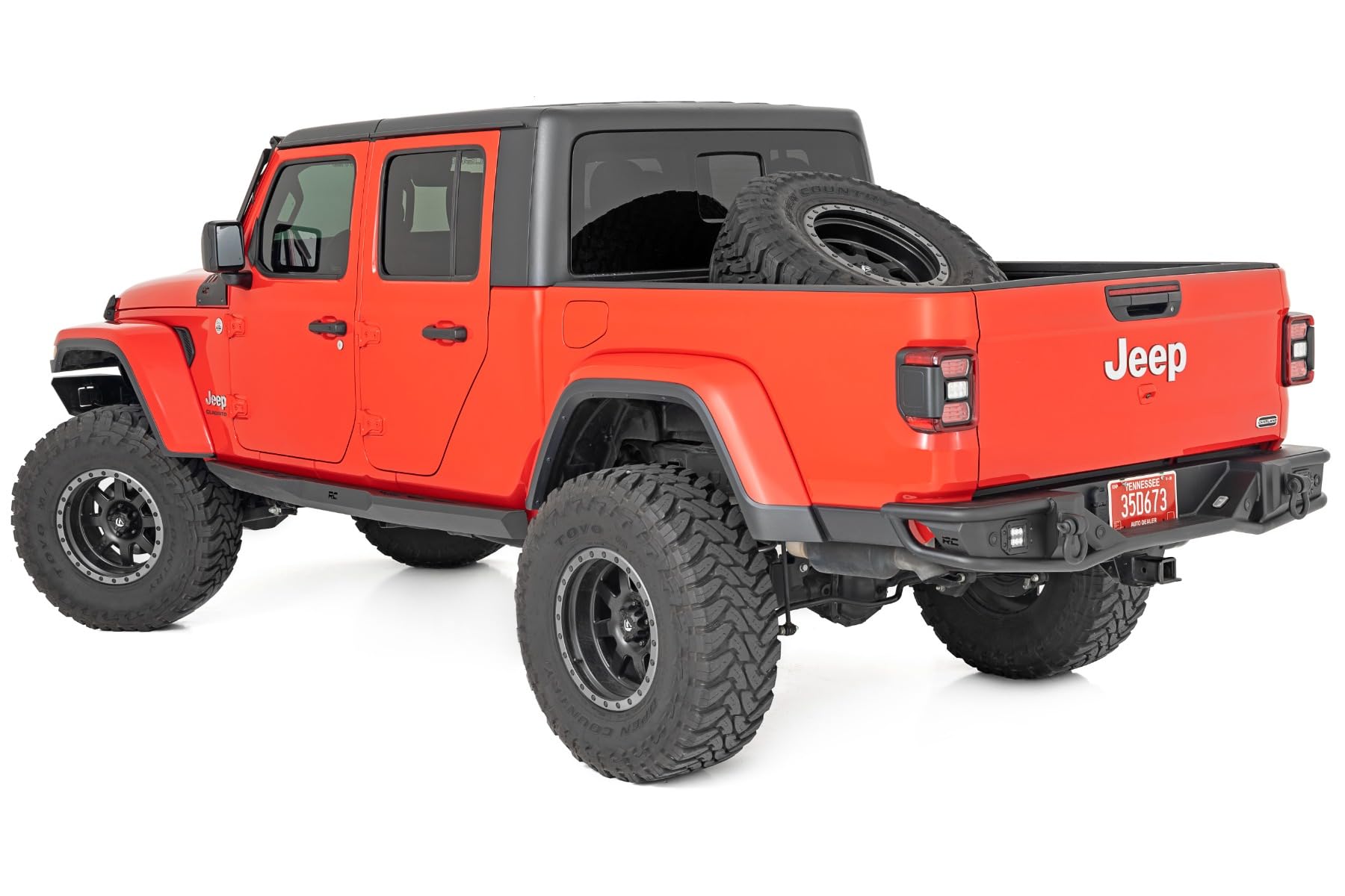 Rough Country Rock Sliders for Jeep Gladiator JT 2020-2022 4WD - 90802