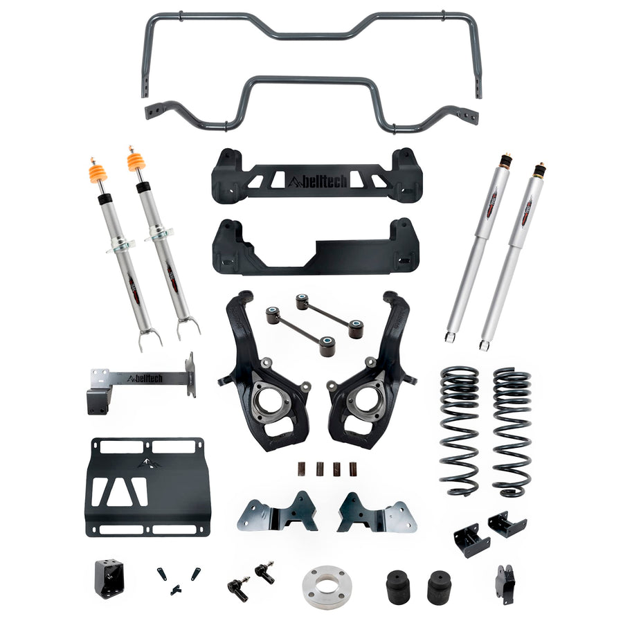 Belltech® LIFT KIT 153712TPS 6-8in. Inc. Front and Rear Trail Performance Struts/Shocks Compatible with/Replacement for Ram 1500™ 4wd 2019-2021