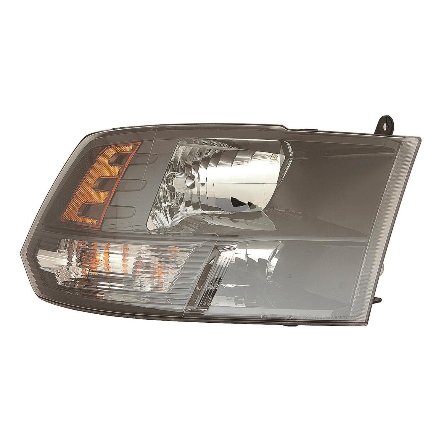DEPO DOT Certified ACK Lamp For RM Ram 1500 Pickup/CLASIC 15-22 / R-2500/3500 2013 14 15 16 17 2018 Halogen Headlight STD BLK BEZEL Passenger Side CAPA | 68270496AE | CH2519149C