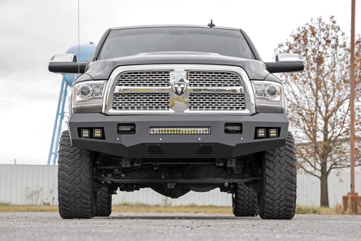 Rough Country LED Heavy Duty Front Bumper for 2010-2018 Ram 2500/3500-10785