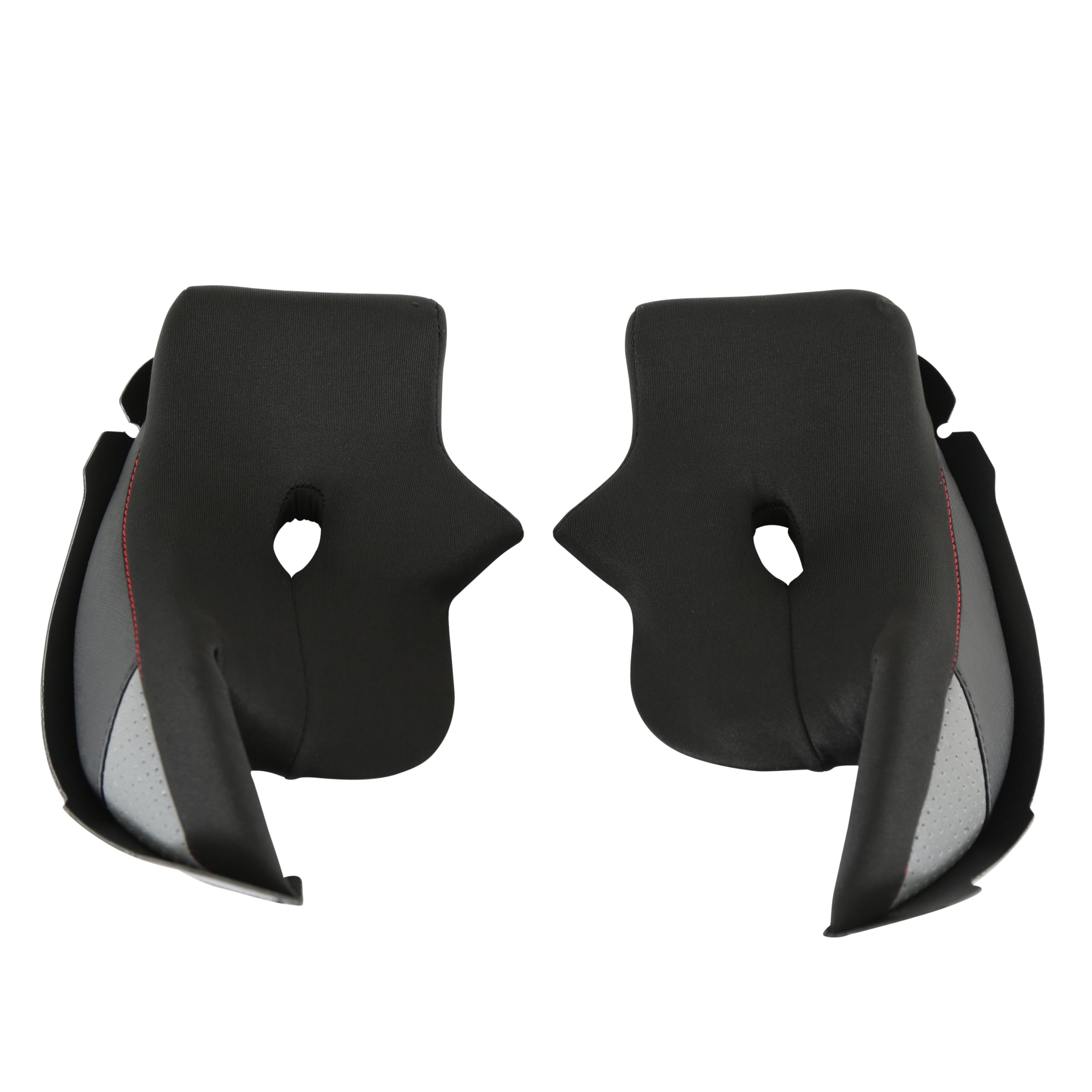 Simpson MBCPLG5 Motorcycle Bandit Helmet -Cheek Pads - Large +5mm - Black - Pair