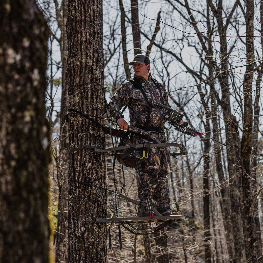 Goliath SD Summit Treestands Climbing Treestand, Mossy Oak