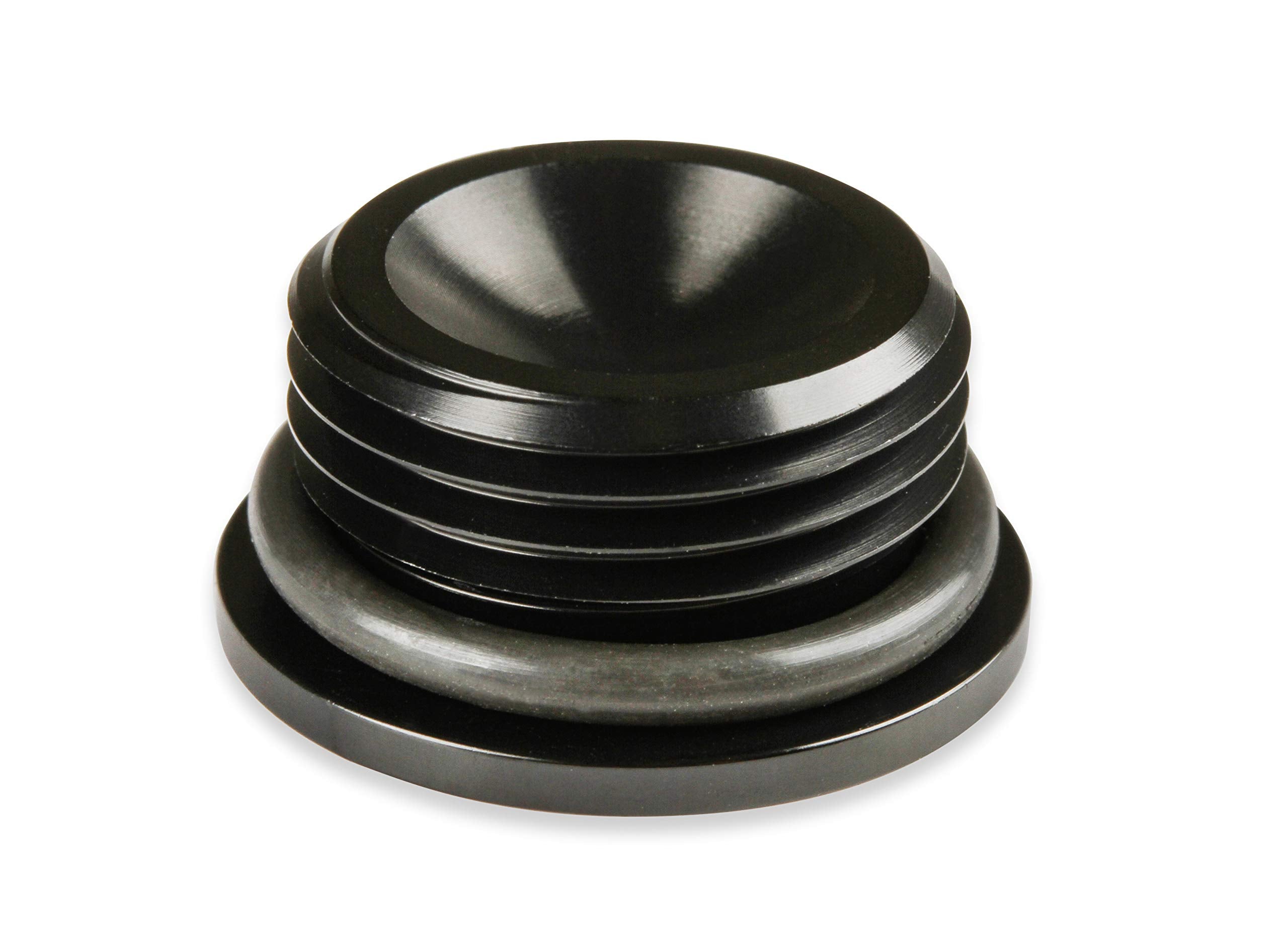 Black Earl's -8An Low Profile Port Plug