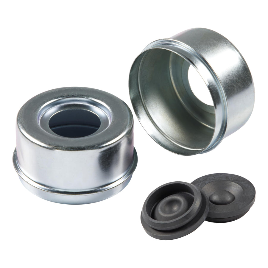 Lippert Replacement Dust Cap Kit for 7,000 to 8,000-lb. Trailer Axles with Universal Rubber Insert, Dust Cap - 2023134011