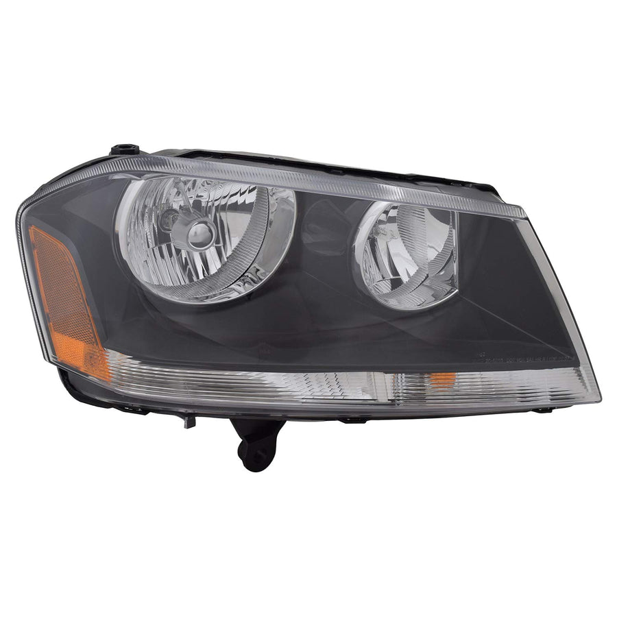 Right TYC Headlight Assembly Compatible with 2008-2014 Dodge Avenger