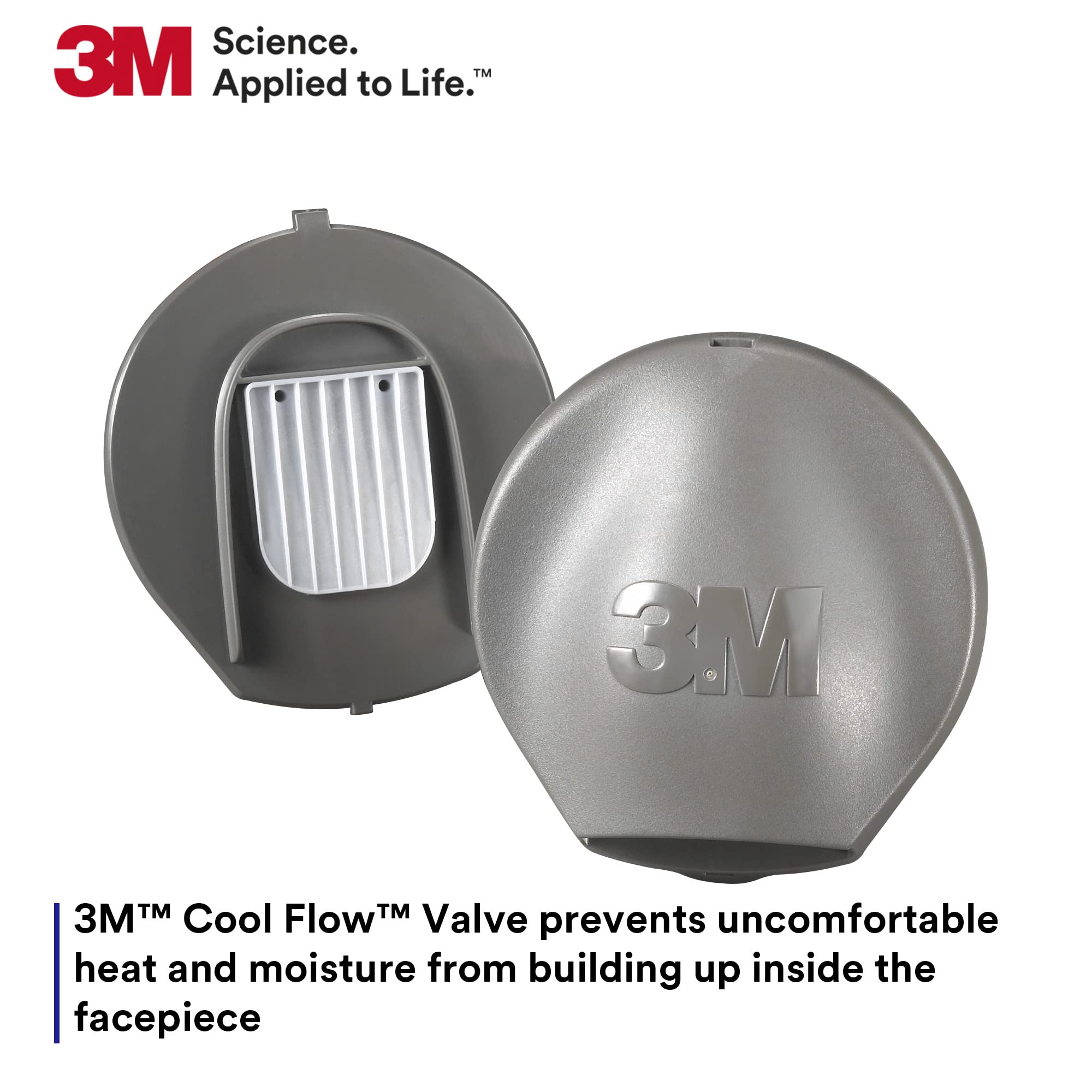 3M Reusable Full Facepiece Respirator 6700, NIOSH, Large Lens, ANSI High Impace Eye Protection, Silicone Face Seal, Four-Point Harness, Comfortable Fit, Painting, Dust, Chemicals, Small