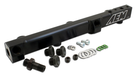 High Volume AEM 25-104BK Black Fuel Rail