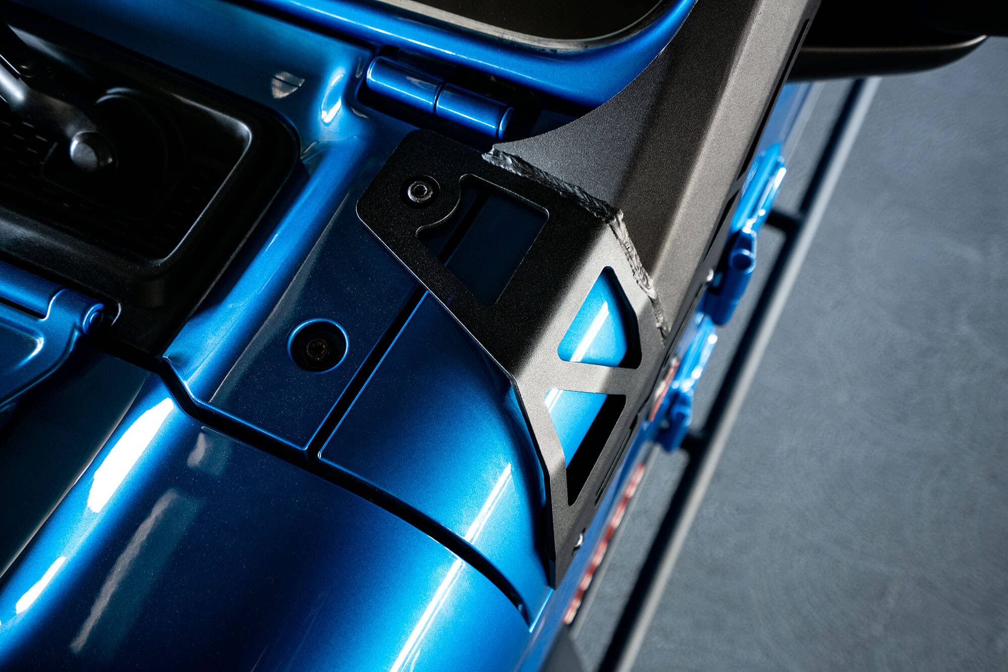 A-Pillar Light Bar Mount | DV8 Offroad | 2020-Current Wrangler JL 392 Edition & Gladiator JT Mojave Edition | Fits 50-52 inch Light Bar | Steel Construction | Mounts Along Windshield