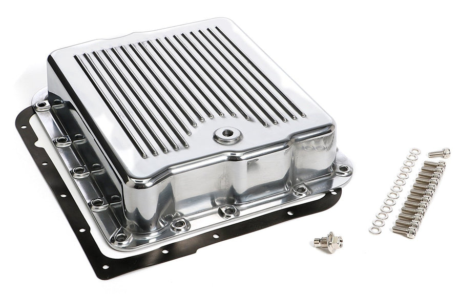 700R4 Trans-Dapt Finned Alum. Trans Pan, 1 Pack