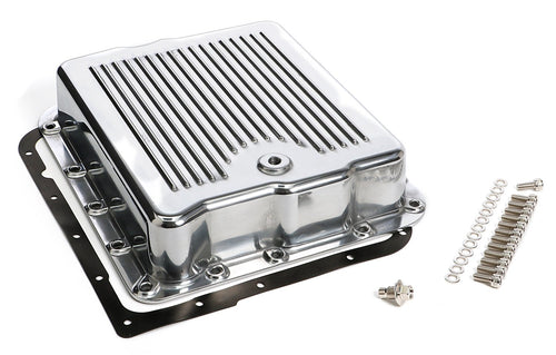 700R4 Trans-Dapt Finned Alum. Trans Pan, 1 Pack