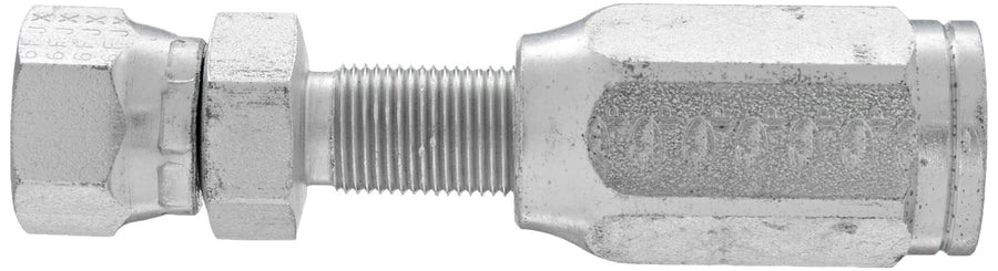 Gates Field Attachable Type T 6C1T-6RFJX for G1 Hose, 1 Wire, Female JIC 37 Flare Swivel, 3/8" ID