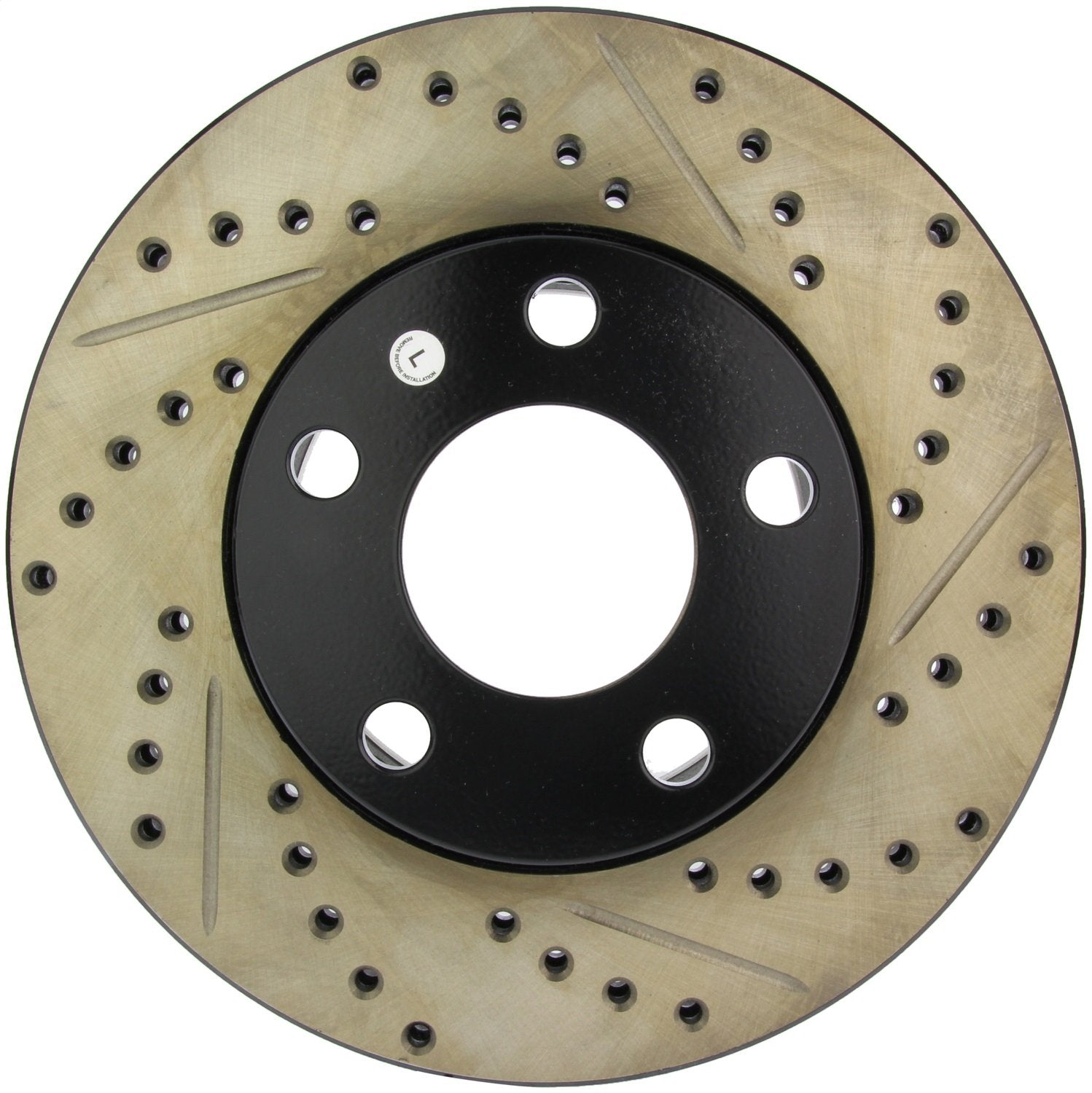 Sport Drilled/Slotted Brake Rotor StopTech 127.33040L (Front Left), 1 Pack